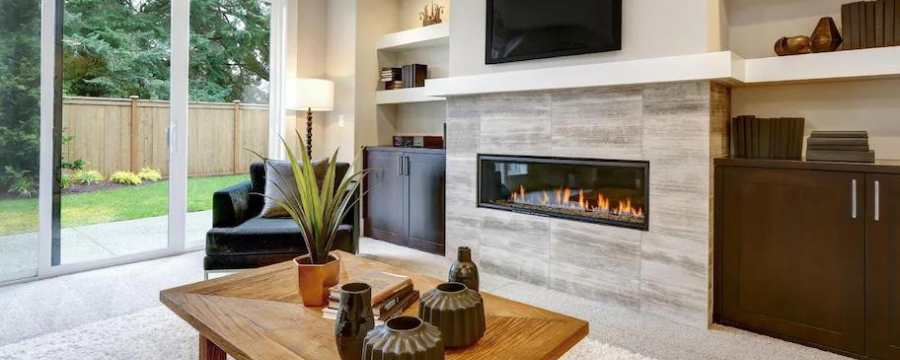 Built-In Gas Fireplace Designs